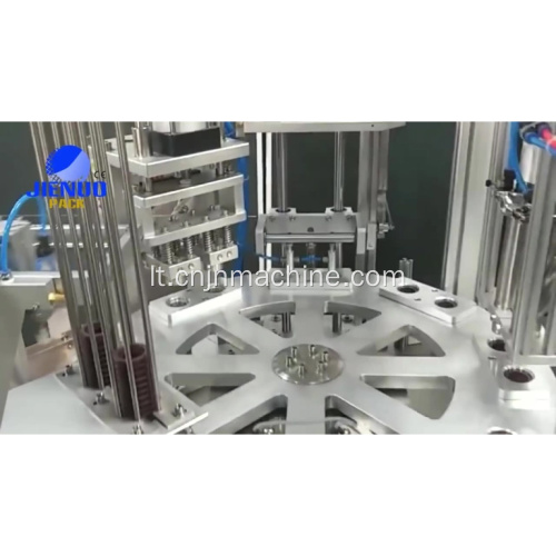 Smulkaus masto automatinė kavos kapsulės užpildymo mašina